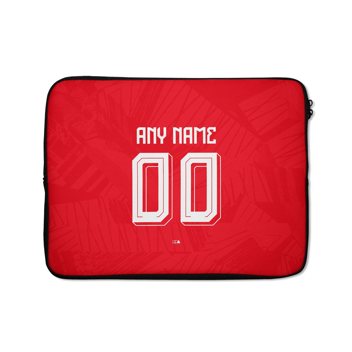 Laptop sleeve with the Benfica 2026-27 Home football shirt design by RIPA Football