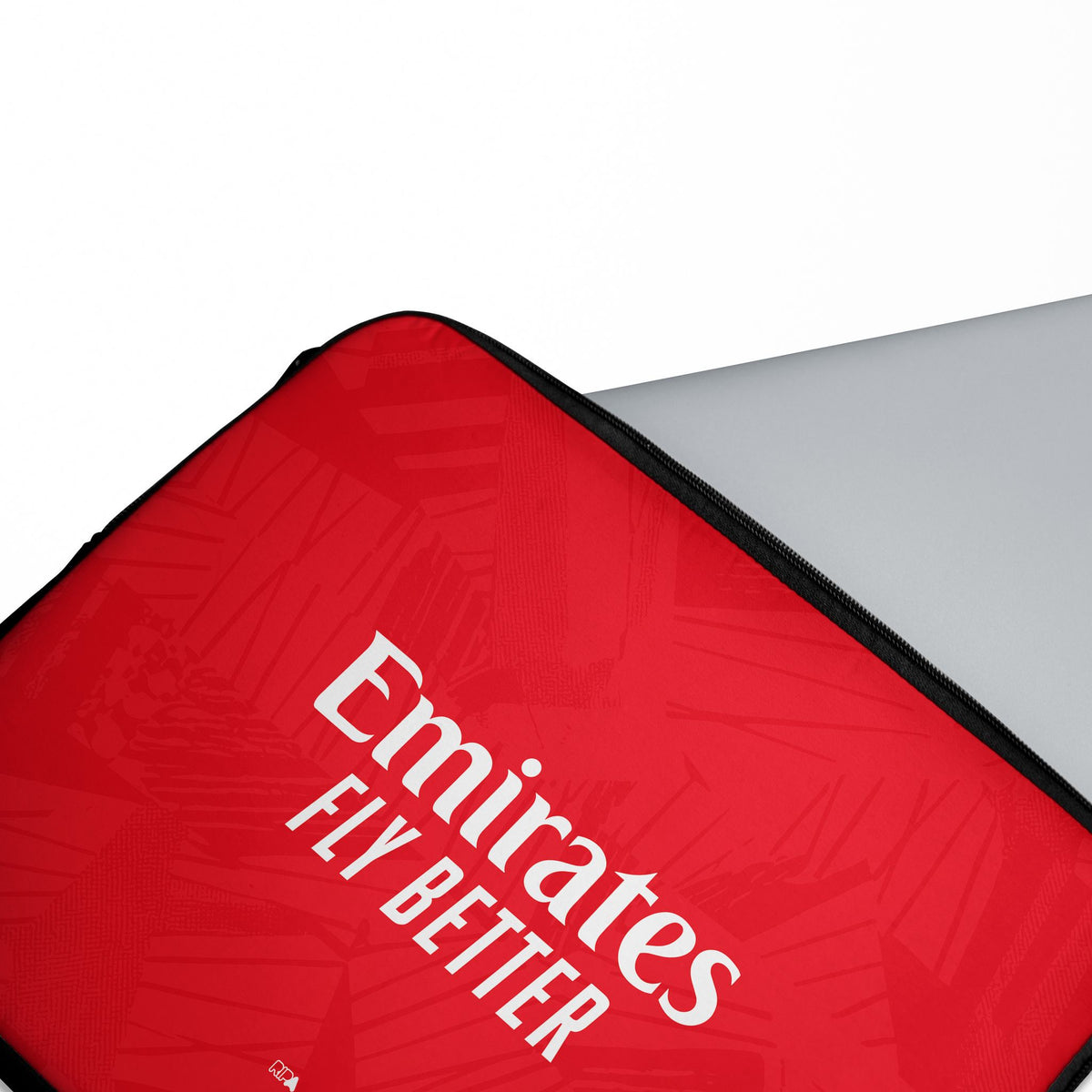 Laptop sleeve with the Benfica 2026-27 Home football shirt design by RIPA Football