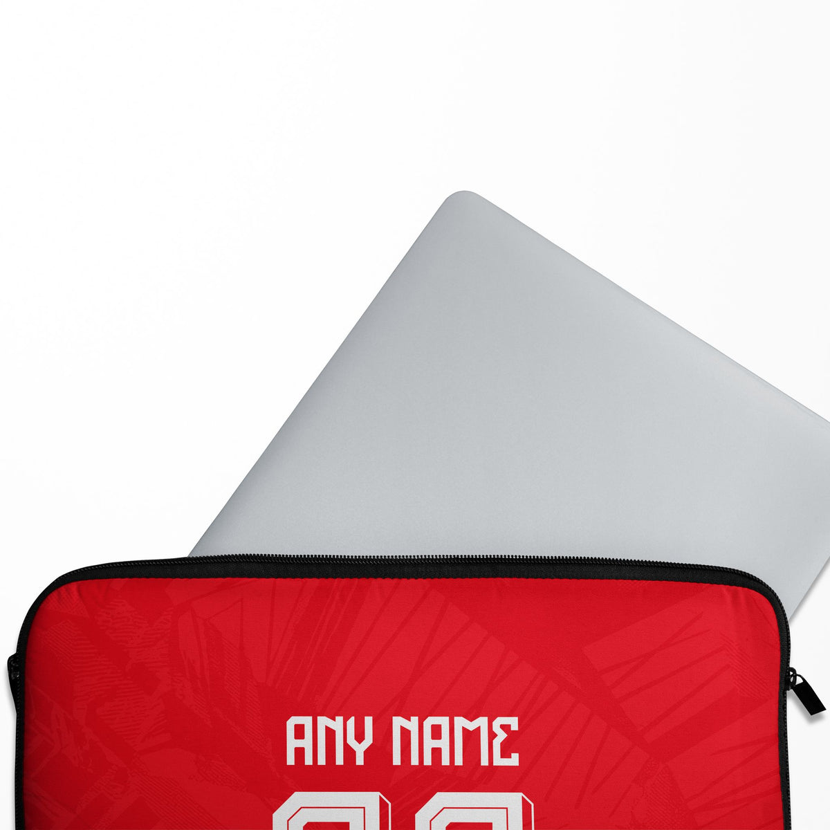 Laptop sleeve with the Benfica 2026-27 Home football shirt design by RIPA Football