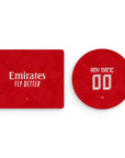 Mouse pad with the Benfica 2026-27 Home football shirt design by RIPA Football