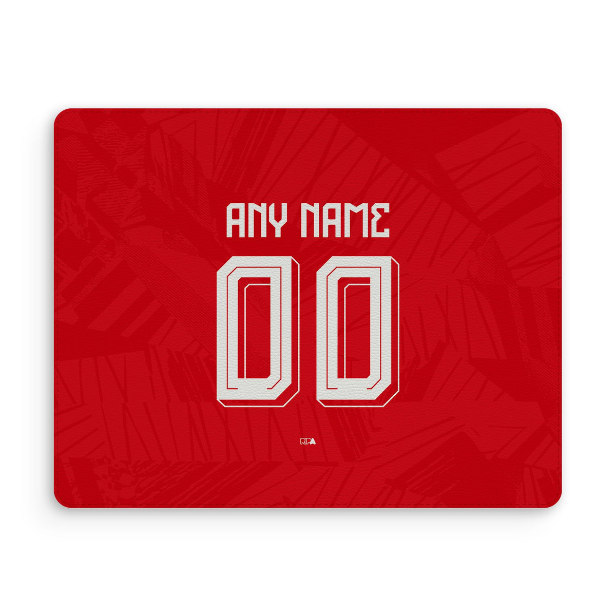 Mouse pad with the Benfica 2026-27 Home football shirt design by RIPA Football