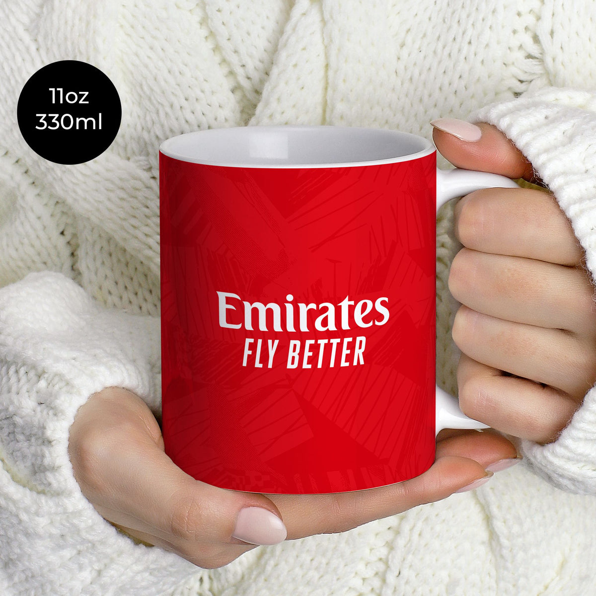 Mug with the Benfica 2026-27 Home football shirt design by RIPA Football