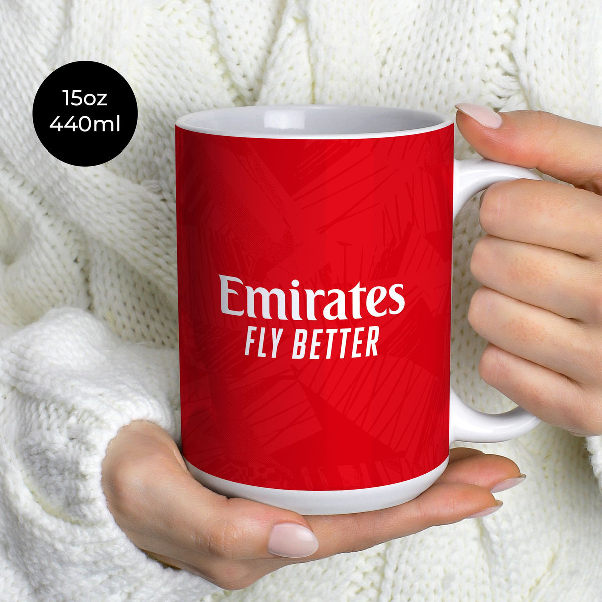 Mug with the Benfica 2026-27 Home football shirt design by RIPA Football