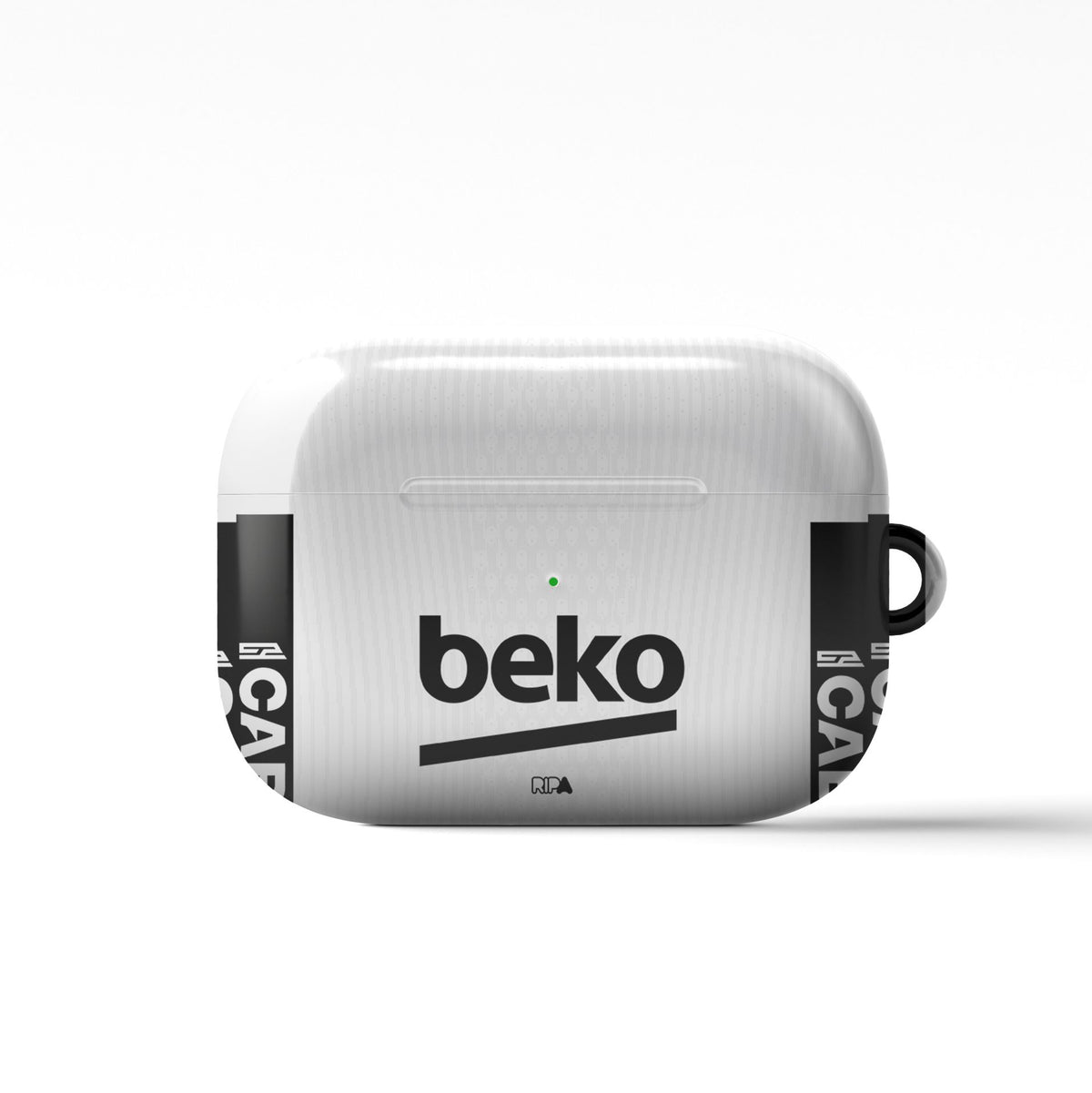 AirPods case with the Besiktas 2026-27 Home football shirt design by RIPA Football