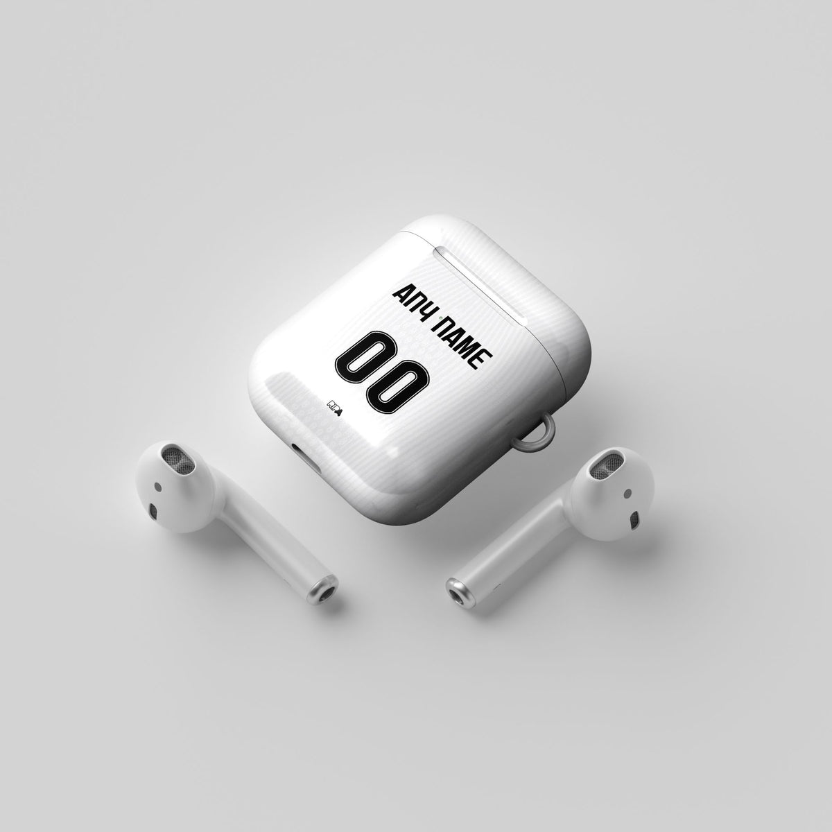 AirPods case with the Besiktas 2026-27 Home football shirt design by RIPA Football