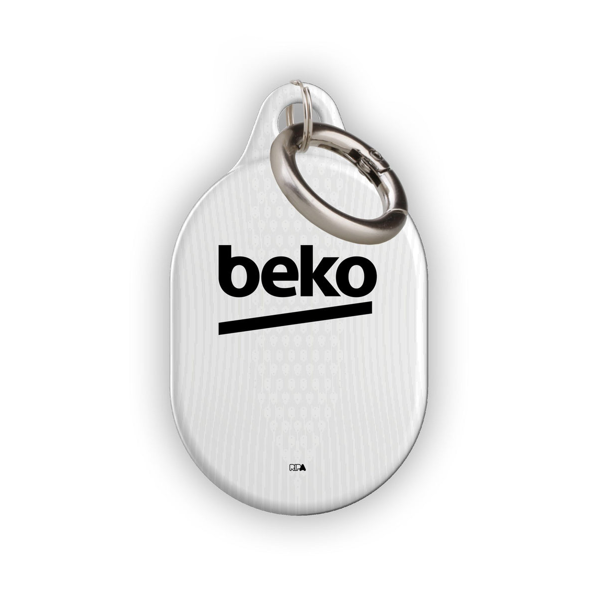 AirTag holder with the Besiktas 2026-27 Home football shirt design by RIPA Football