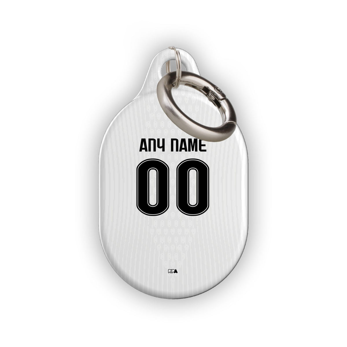 AirTag holder with the Besiktas 2026-27 Home football shirt design by RIPA Football