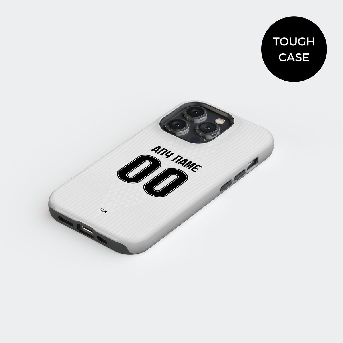 Phone case with the Besiktas 2026-27 Home football shirt design by RIPA Football