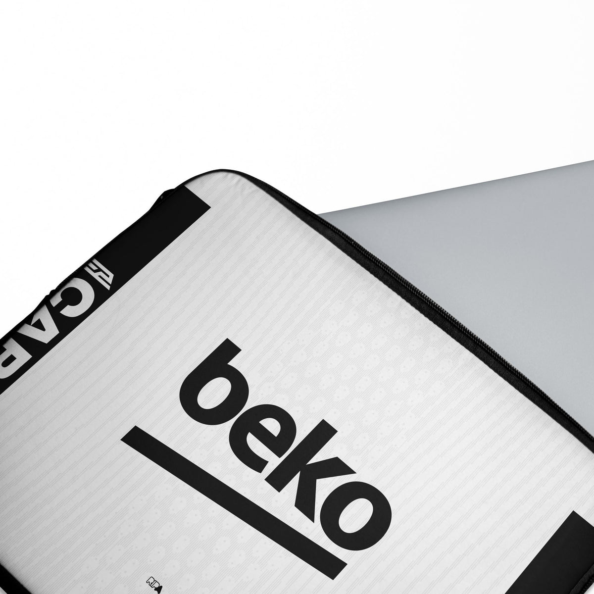 Laptop sleeve with the Besiktas 2026-27 Home football shirt design by RIPA Football