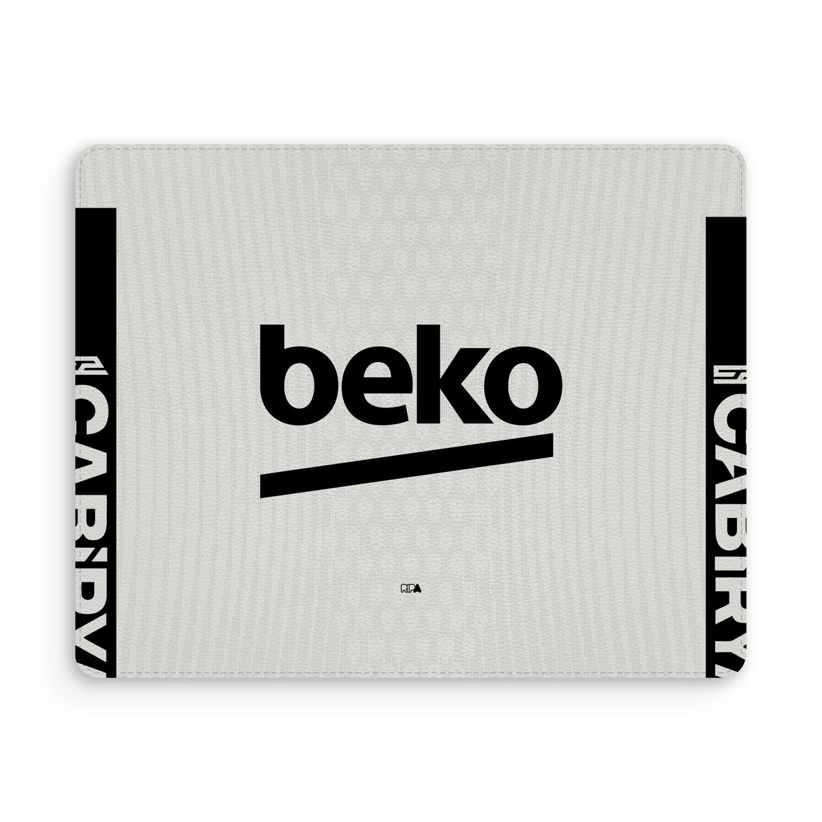 Mouse pad with the Besiktas 2026-27 Home football shirt design by RIPA Football