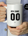 Mug with the Besiktas 2026-27 Home football shirt design by RIPA Football