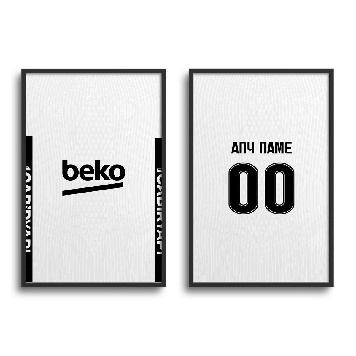 Print with the Besiktas 2026-27 Home football shirt design by RIPA Football
