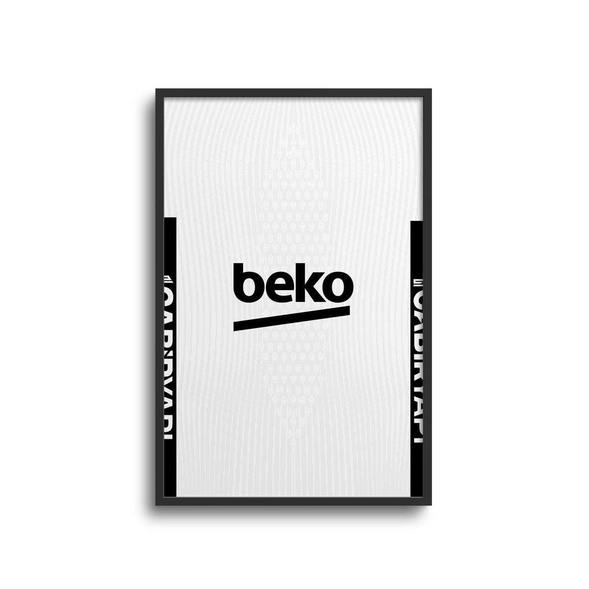 Print with the Besiktas 2026-27 Home football shirt design by RIPA Football