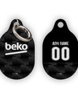 AirTag holder with the Besiktas 2026-27 Third football shirt design by RIPA Football