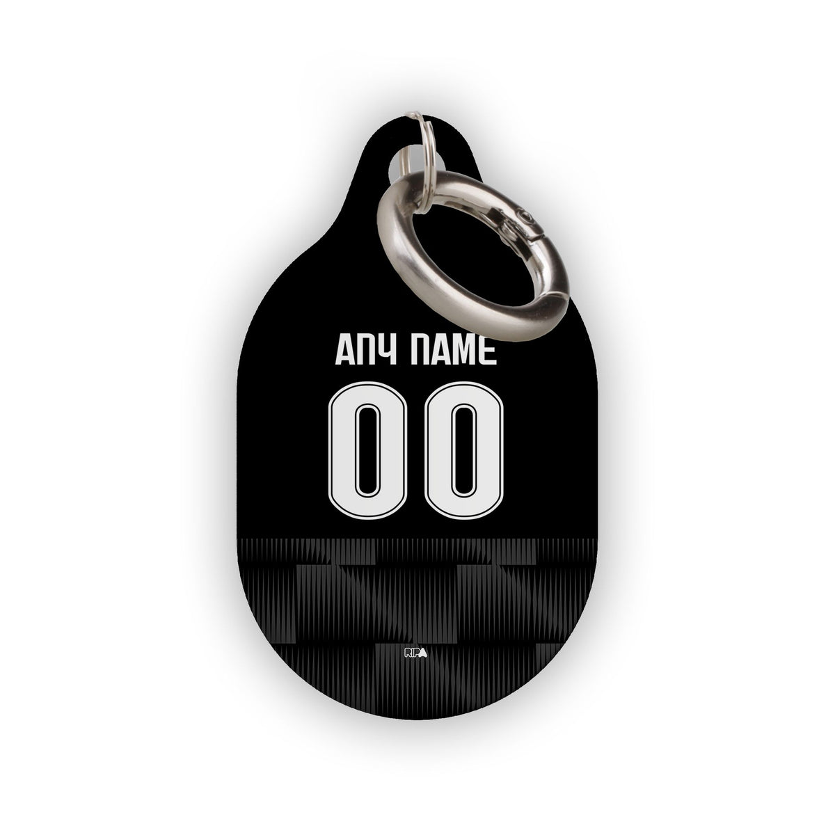 AirTag holder with the Besiktas 2026-27 Third football shirt design by RIPA Football