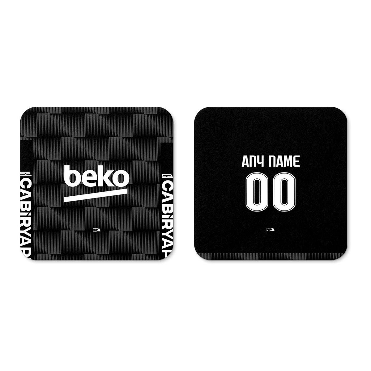 Coaster with the Besiktas 2026-27 Third football shirt design by RIPA Football
