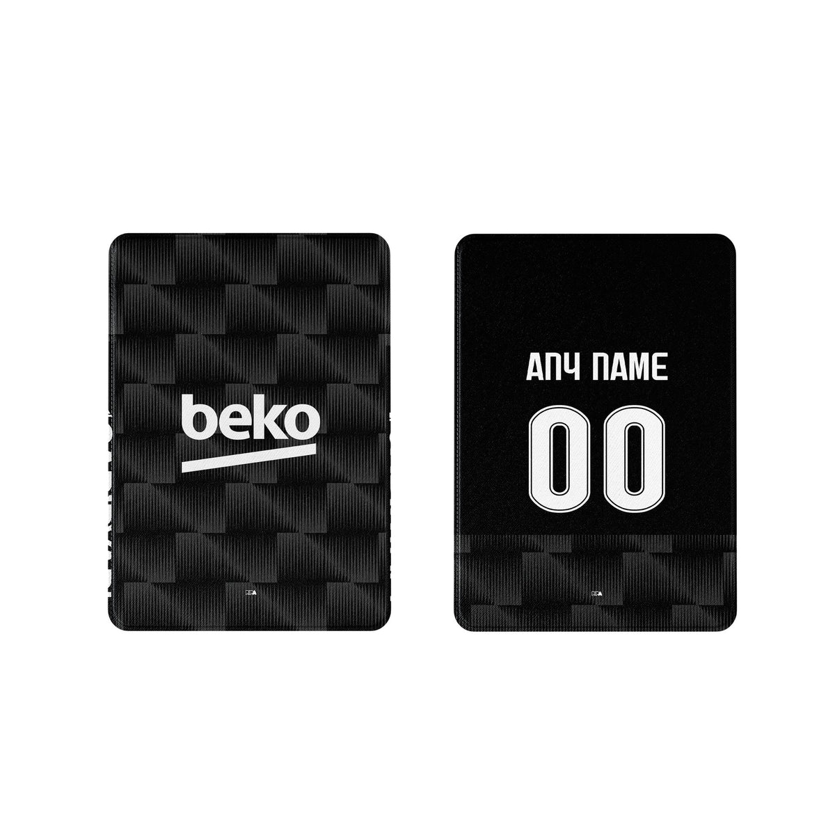 iPad case with the Besiktas 2026-27 Third football shirt design by RIPA Football