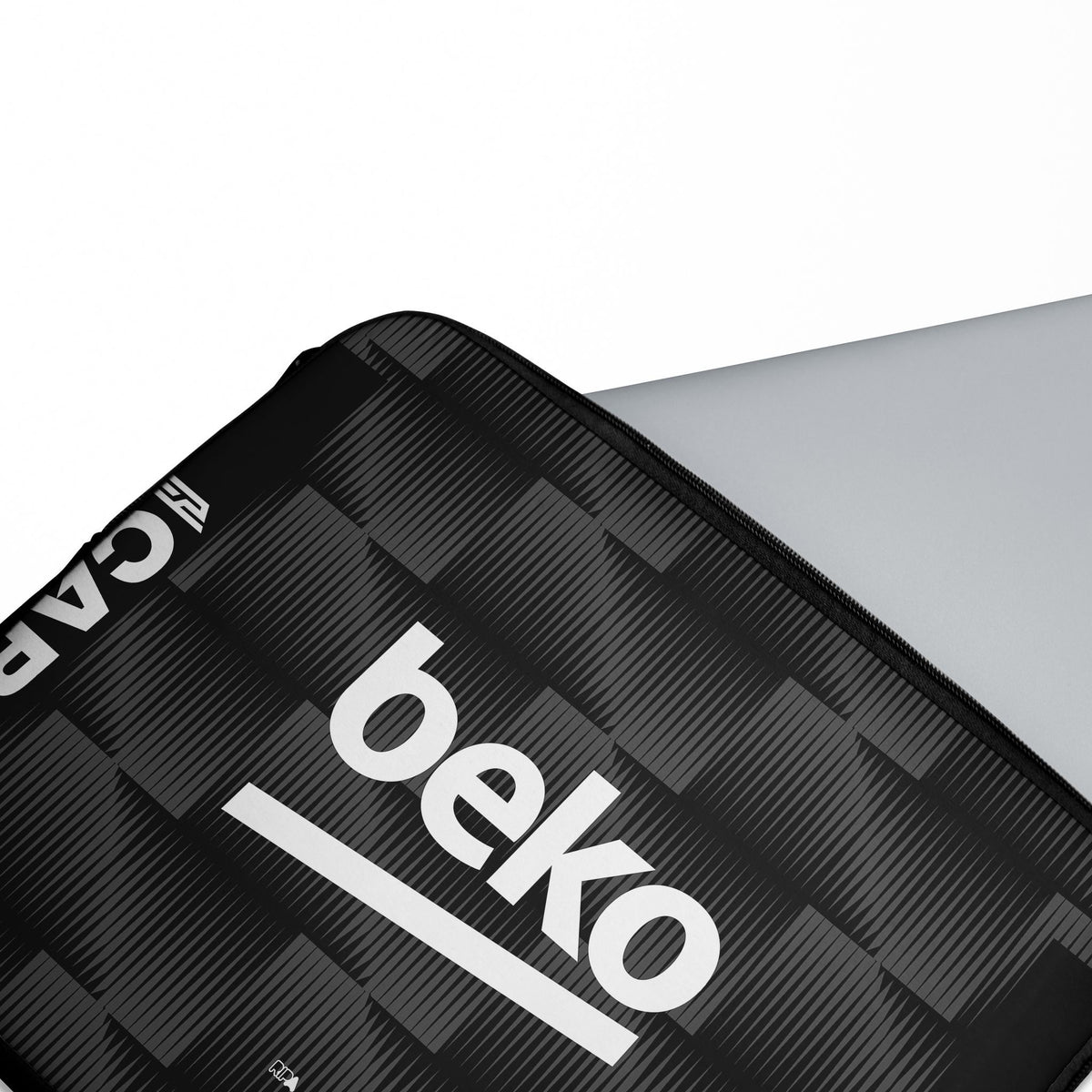 Laptop sleeve with the Besiktas 2026-27 Third football shirt design by RIPA Football