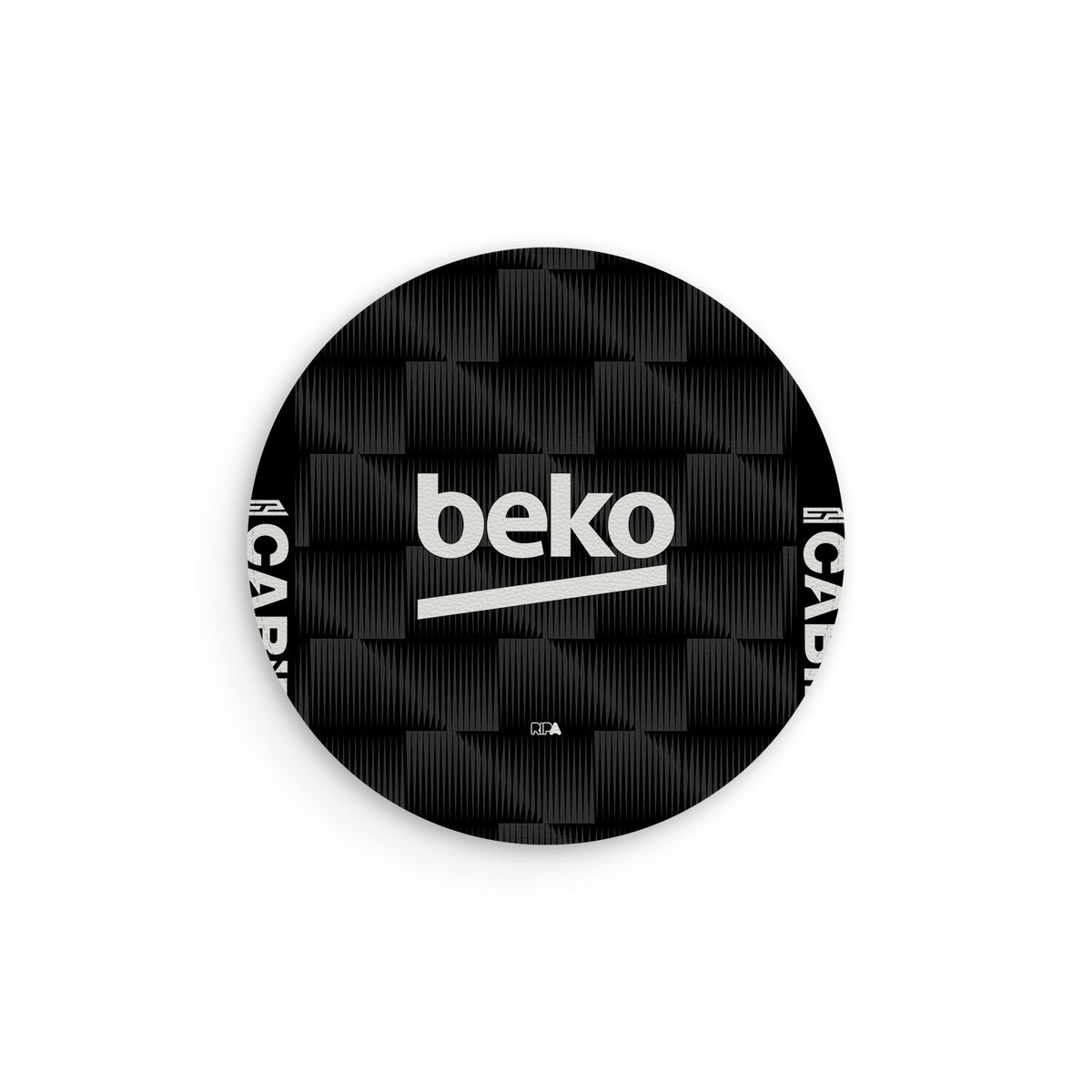 Mouse pad with the Besiktas 2026-27 Third football shirt design by RIPA Football