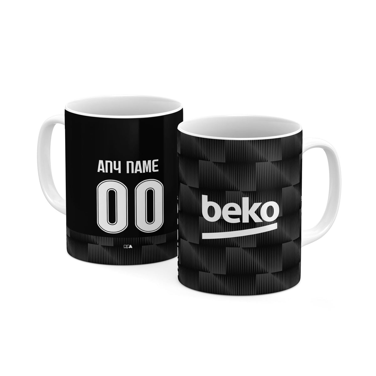 Mug with the Besiktas 2026-27 Third football shirt design by RIPA Football