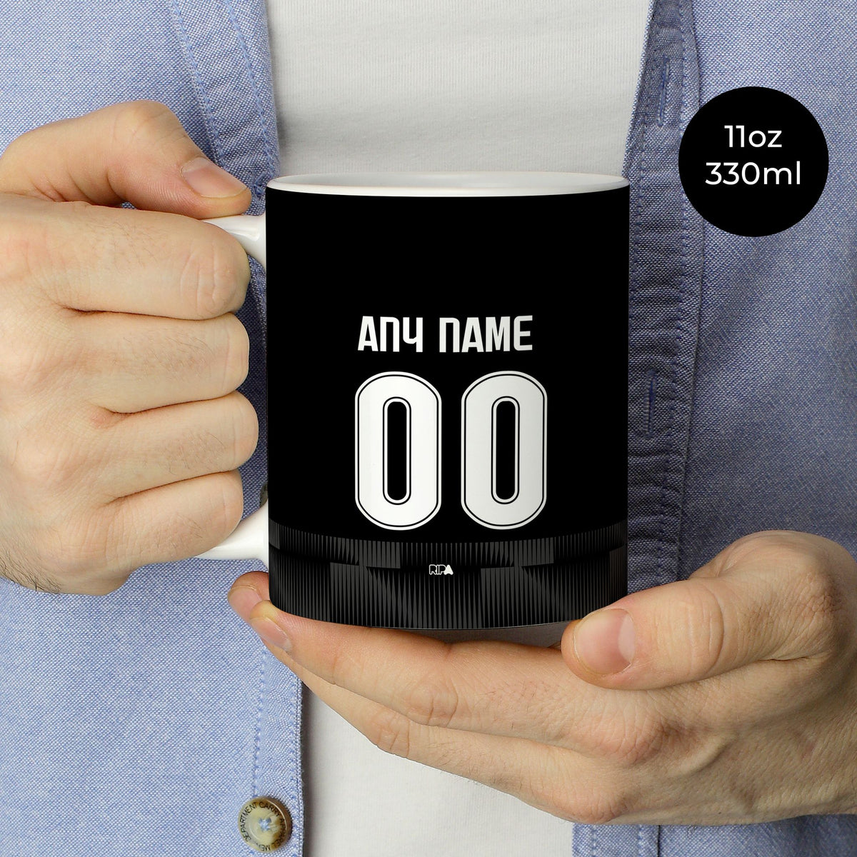 Mug with the Besiktas 2026-27 Third football shirt design by RIPA Football