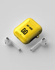 AirPods case with the Borussia Dortmund 2026-27 Home football shirt design by RIPA Football
