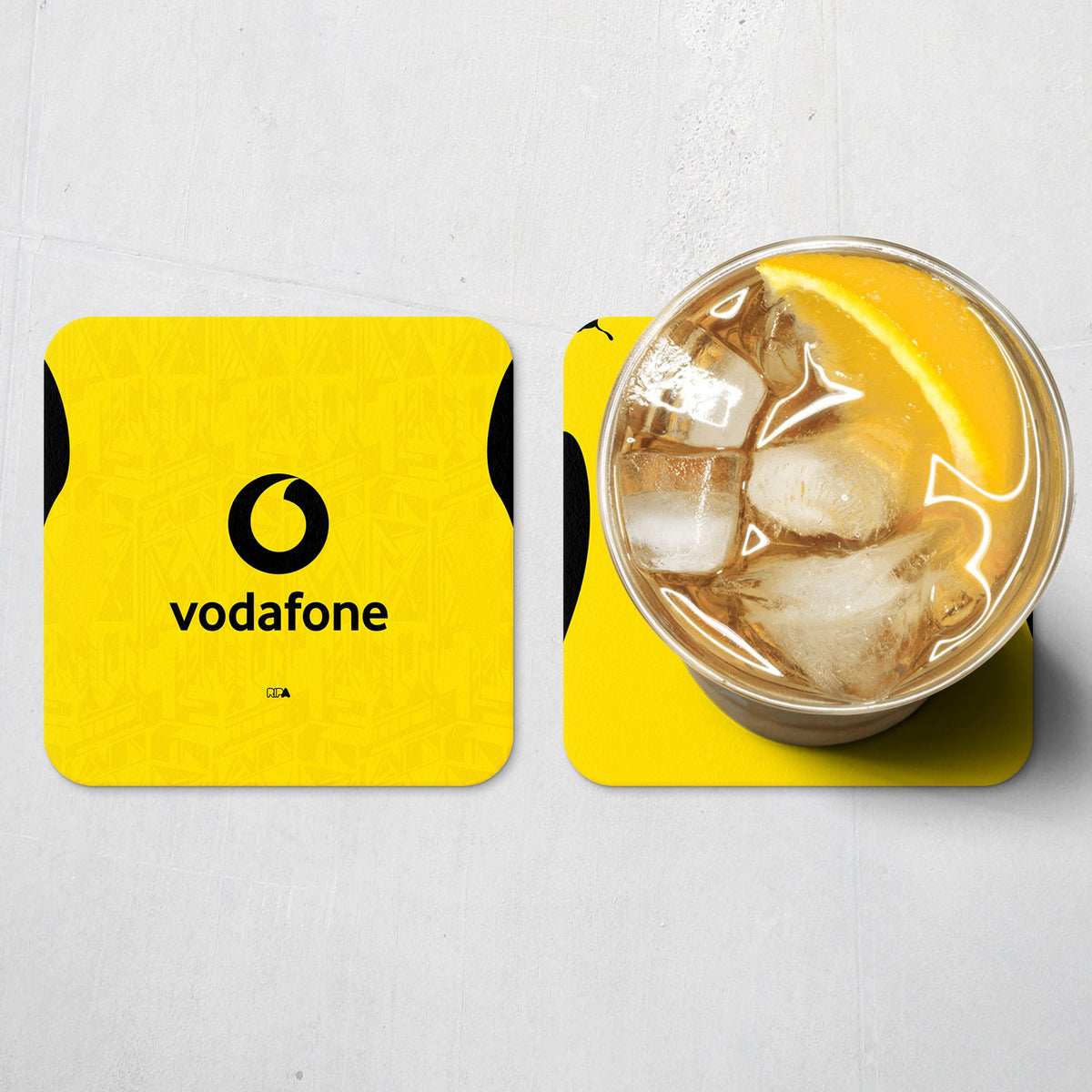 Coaster with the Borussia Dortmund 2026-27 Home football shirt design by RIPA Football