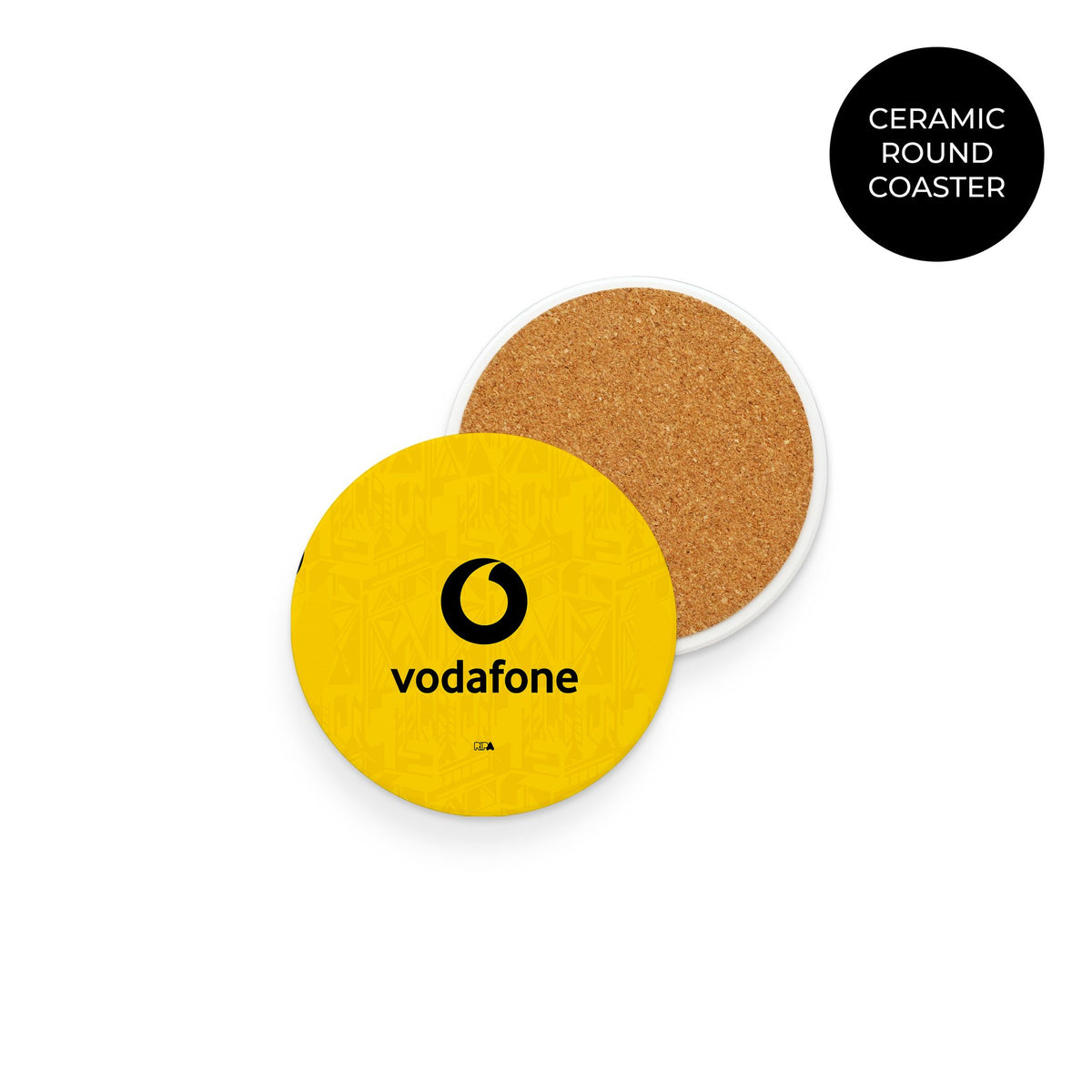 Coaster with the Borussia Dortmund 2026-27 Home football shirt design by RIPA Football