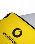 Laptop sleeve with the Borussia Dortmund 2026-27 Home football shirt design by RIPA Football