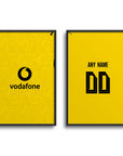 Print with the Borussia Dortmund 2026-27 Home football shirt design by RIPA Football