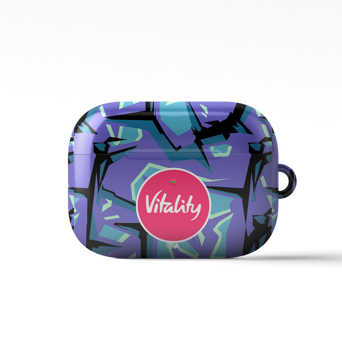 AirPods case with the Bournemouth 2026-27 Goalkeeper football shirt design by RIPA Football