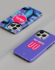 Phone case with the Bournemouth 2026-27 Goalkeeper football shirt design by RIPA Football