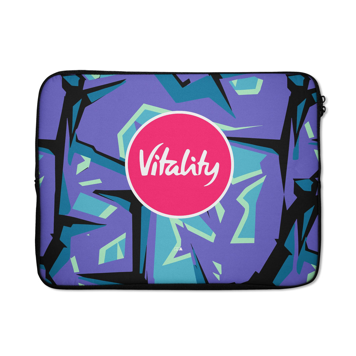 Laptop sleeve with the Bournemouth 2026-27 Goalkeeper football shirt design by RIPA Football