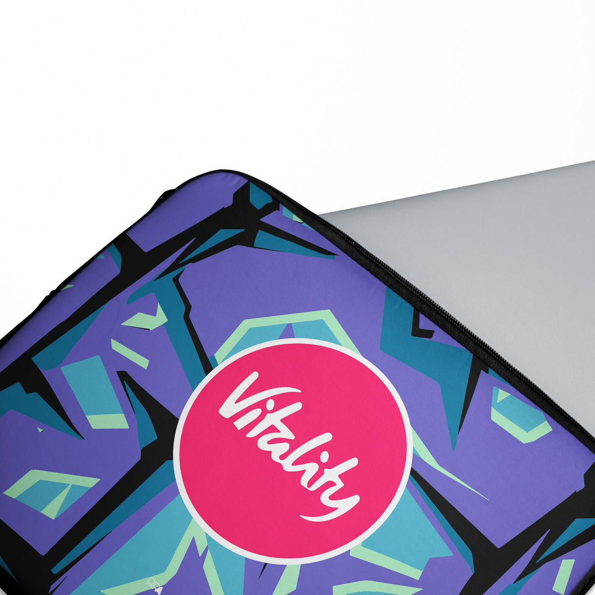 Laptop sleeve with the Bournemouth 2026-27 Goalkeeper football shirt design by RIPA Football