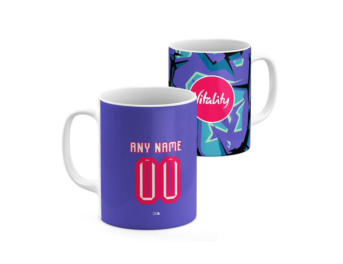 Mug with the Bournemouth 2026-27 Goalkeeper football shirt design by RIPA Football