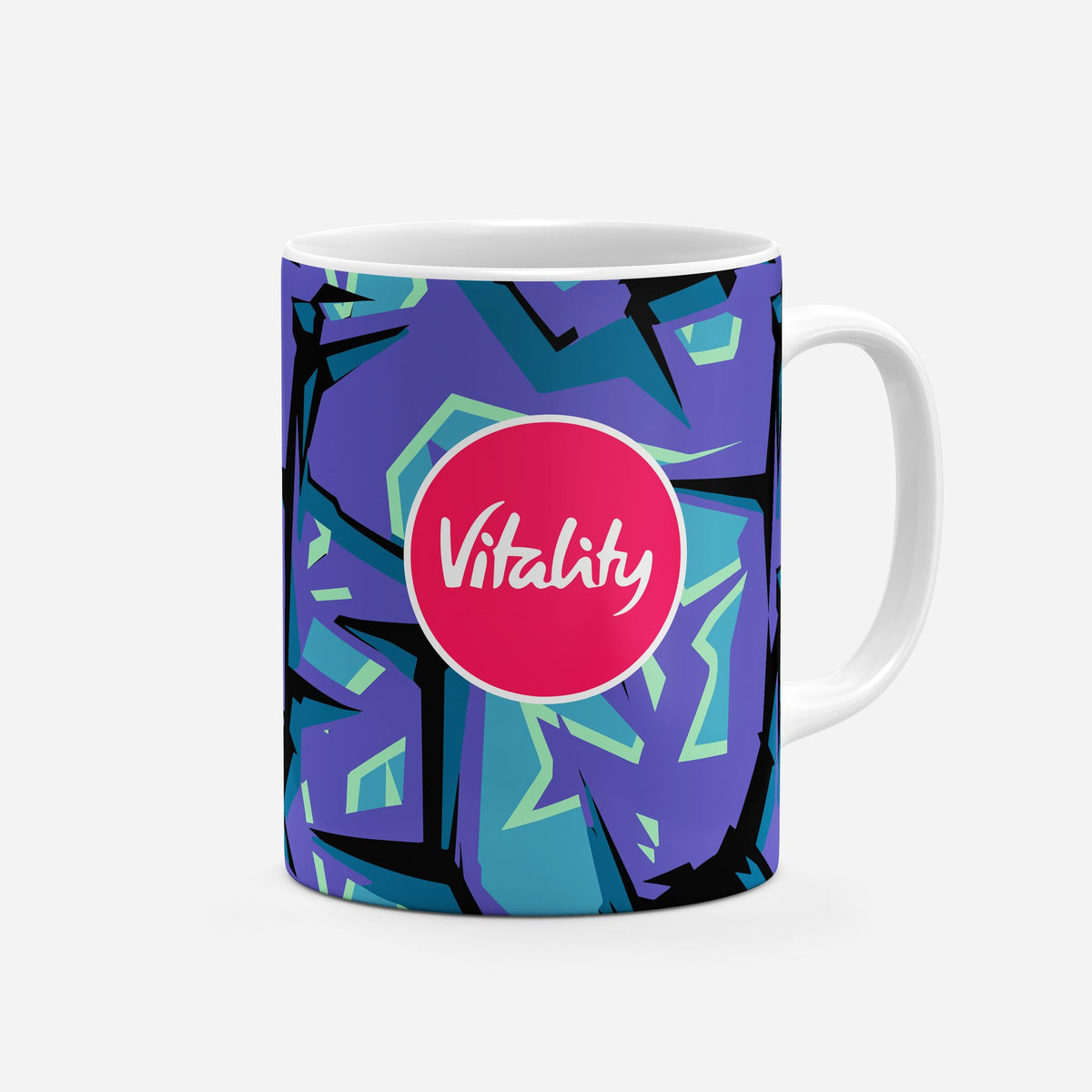 Mug with the Bournemouth 2026-27 Goalkeeper football shirt design by RIPA Football