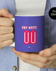 Mug with the Bournemouth 2026-27 Goalkeeper football shirt design by RIPA Football