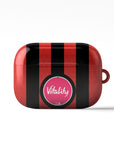 AirPods case with the Bournemouth 2026-27 Home football shirt design by RIPA Football