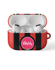 AirPods case with the Bournemouth 2026-27 Home football shirt design by RIPA Football