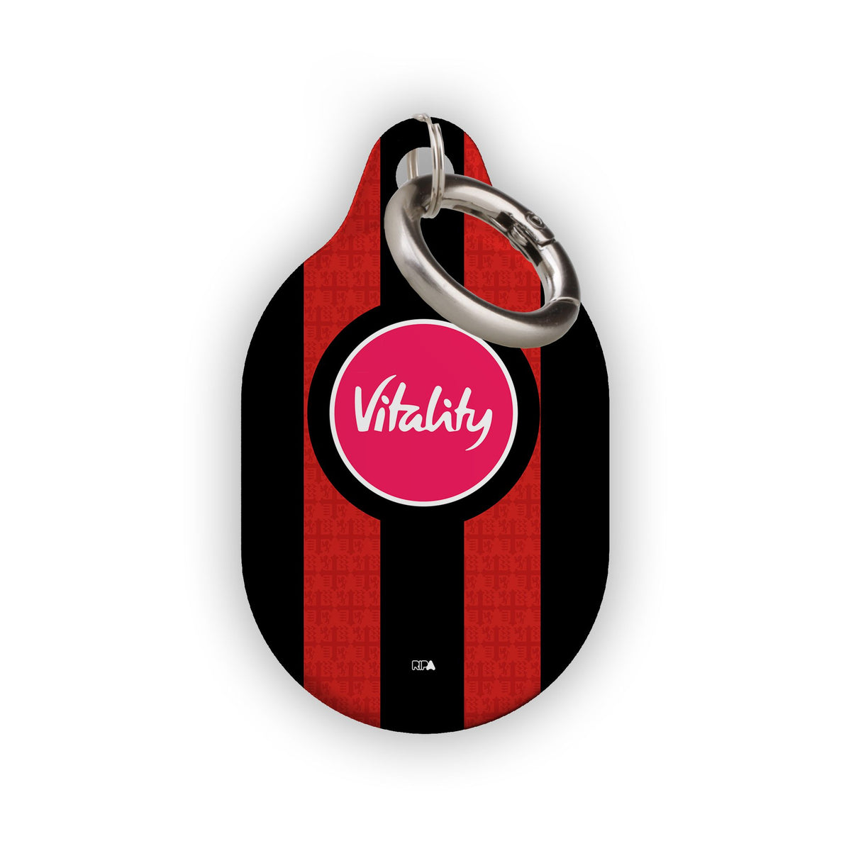 AirTag holder with the Bournemouth 2026-27 Home football shirt design by RIPA Football