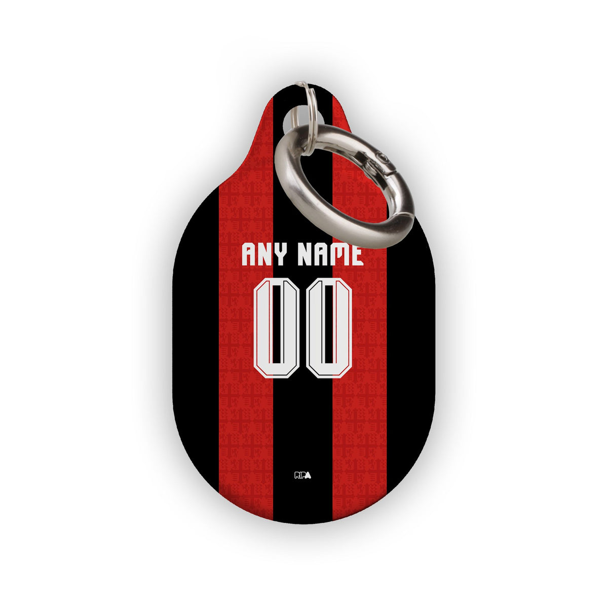 AirTag holder with the Bournemouth 2026-27 Home football shirt design by RIPA Football