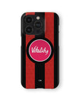 Phone case with the Bournemouth 2026-27 Home football shirt design by RIPA Football