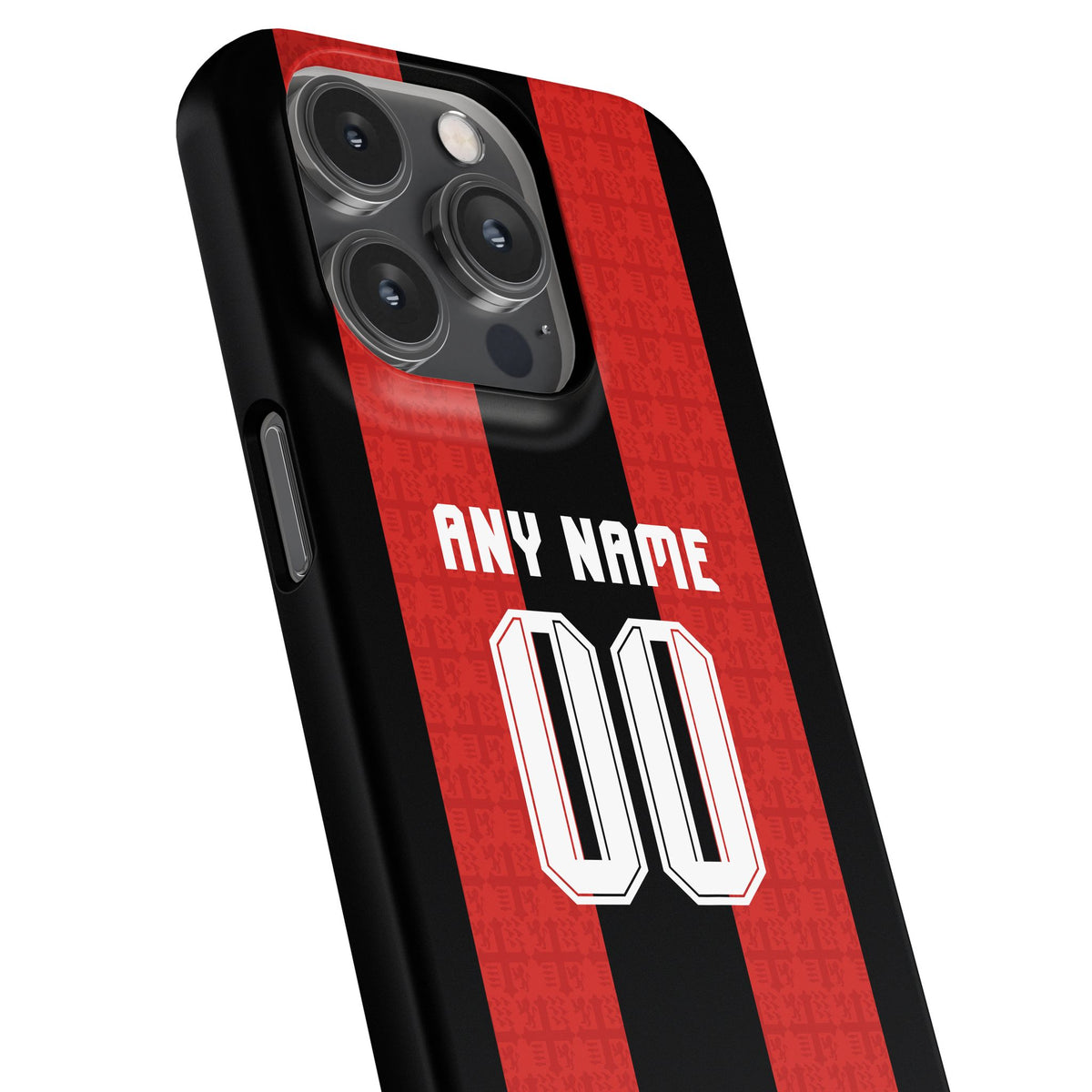 Phone case with the Bournemouth 2026-27 Home football shirt design by RIPA Football