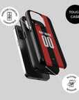 Phone case with the Bournemouth 2026-27 Home football shirt design by RIPA Football