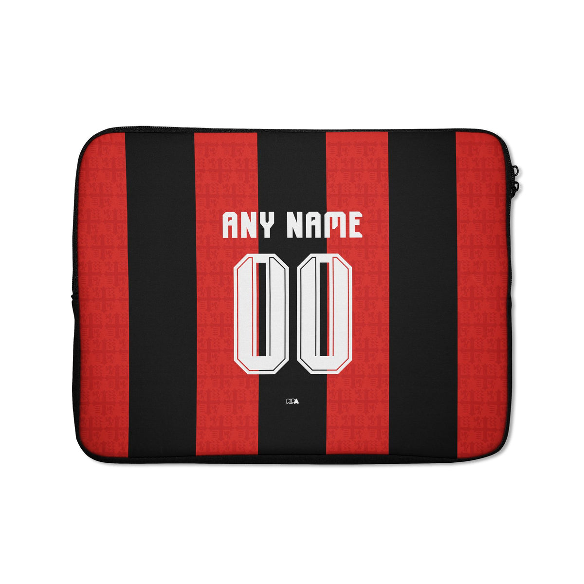 Laptop sleeve with the Bournemouth 2026-27 Home football shirt design by RIPA Football