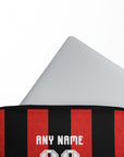Laptop sleeve with the Bournemouth 2026-27 Home football shirt design by RIPA Football