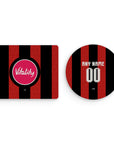 Mouse pad with the Bournemouth 2026-27 Home football shirt design by RIPA Football