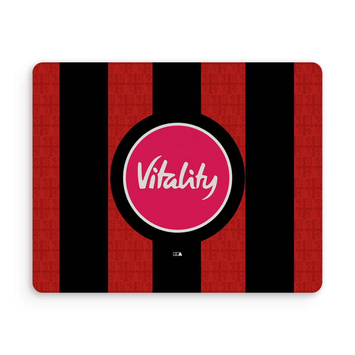 Mouse pad with the Bournemouth 2026-27 Home football shirt design by RIPA Football