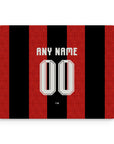 Mouse pad with the Bournemouth 2026-27 Home football shirt design by RIPA Football
