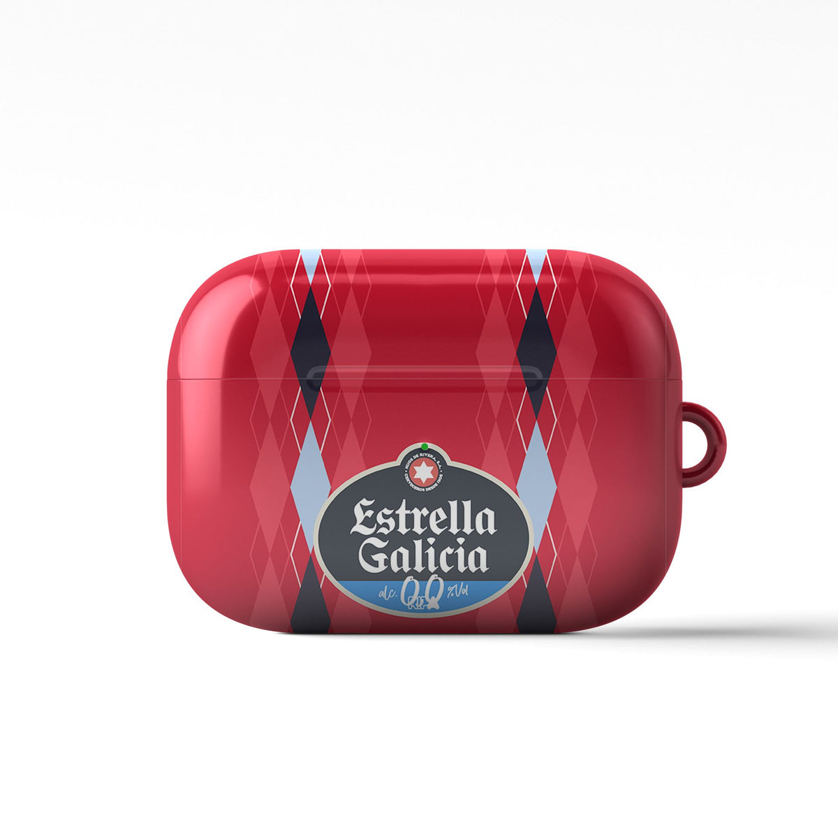 AirPods case with the Celta Vigo 2026-27 Third football shirt design by RIPA Football
